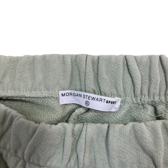 Morgan Stewart pants women's XL mint green joggers made in USA - Picture 3 of 8